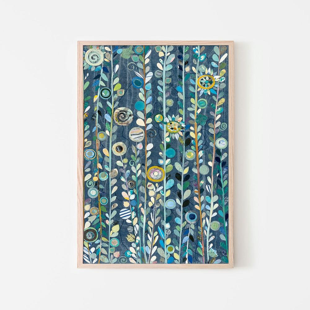 Navy Blue Sky-by-Candra Boggs-wall-art-print-canvas-poster-framed-Gioia