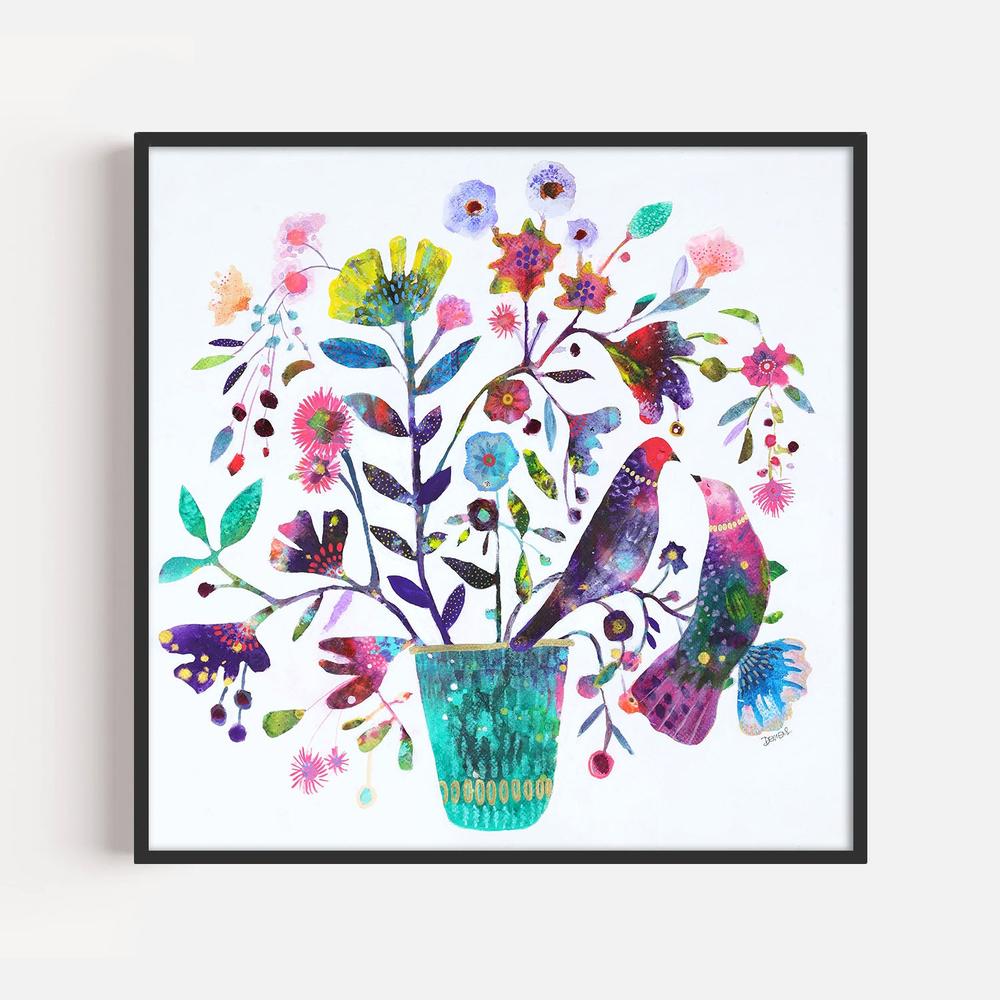ne te presse pas trop sur le chemin-by-Sylvie Demers-wall-art-print-canvas-poster-framed-Gioia