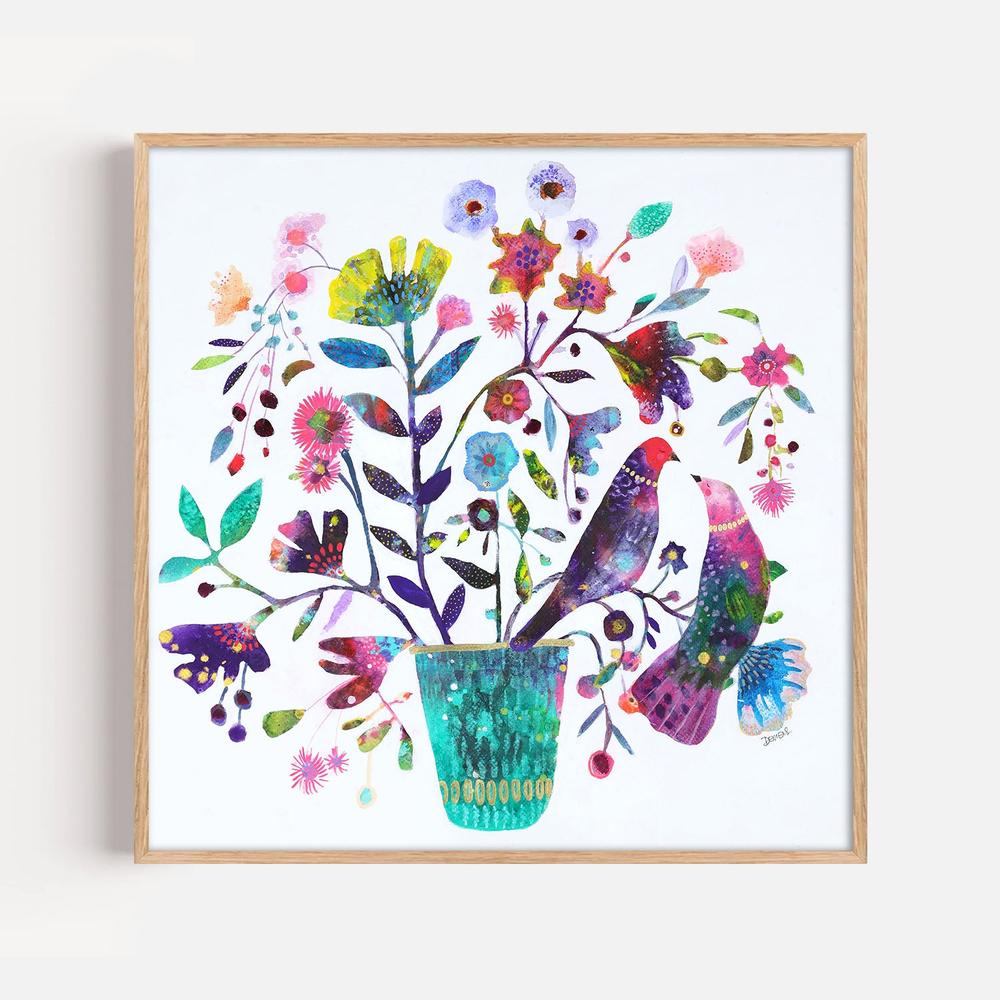 ne te presse pas trop sur le chemin-by-Sylvie Demers-wall-art-print-canvas-poster-framed-Gioia
