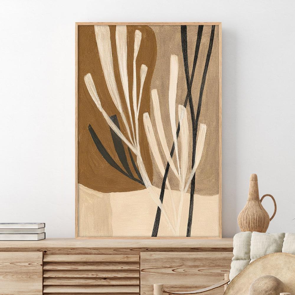 Neutral Grasses-by-Lady Hana-wall-art-print-canvas-poster-framed-Gioia