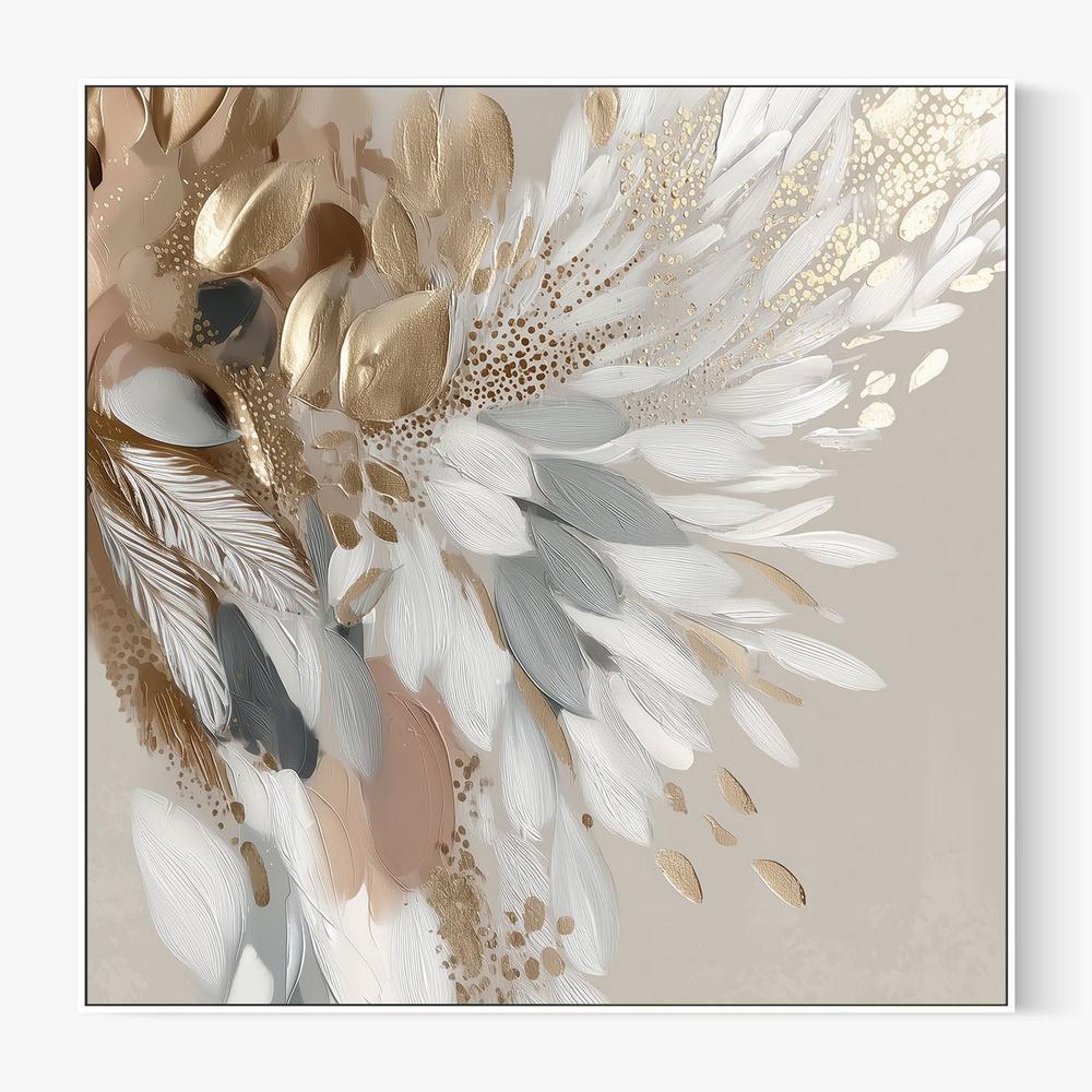 NOT DONE - Gilded Feathers-by-Bella Eve-wall-art-print-canvas-poster-framed-Gioia