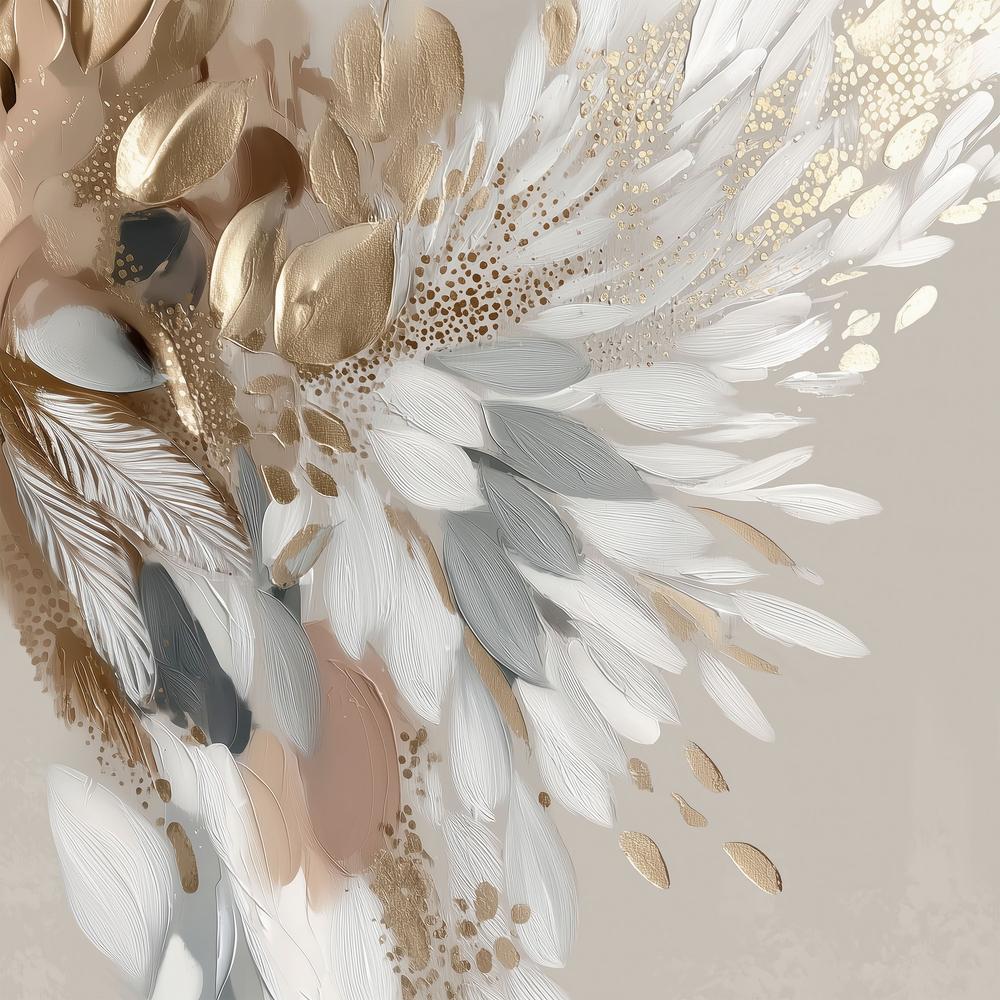 NOT DONE - Gilded Feathers-by-Bella Eve-wall-art-print-canvas-poster-framed-Gioia
