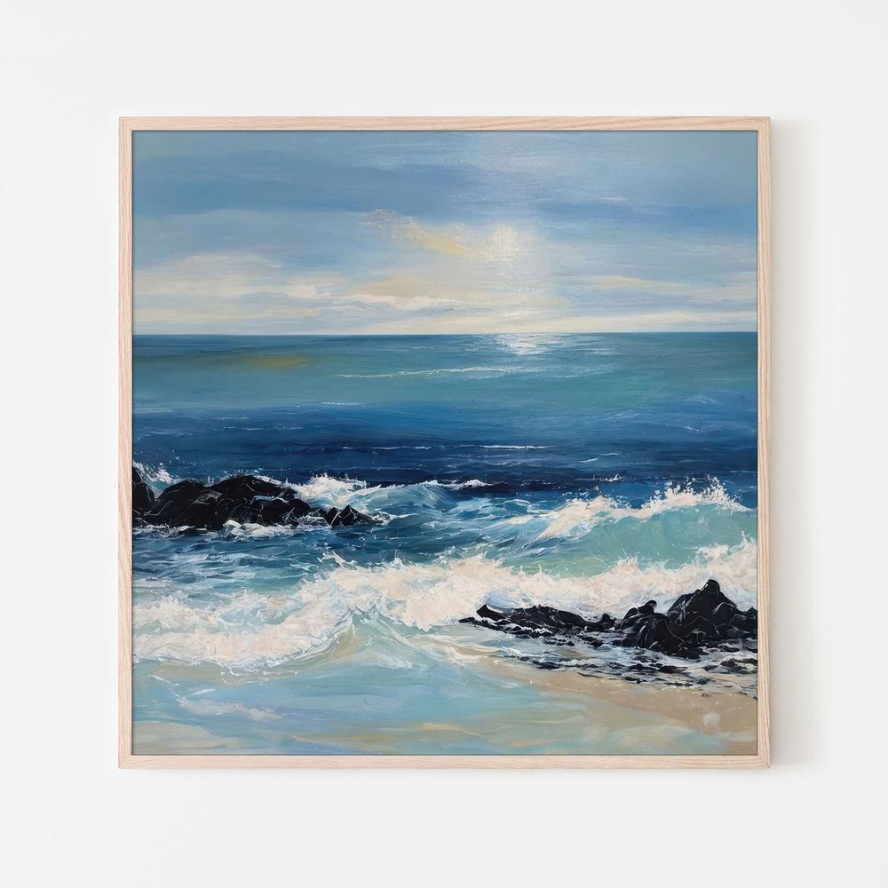 NOT DONE - in the morning tide-by-Alpenglow Workshop-wall-art-print-canvas-poster-framed-Gioia