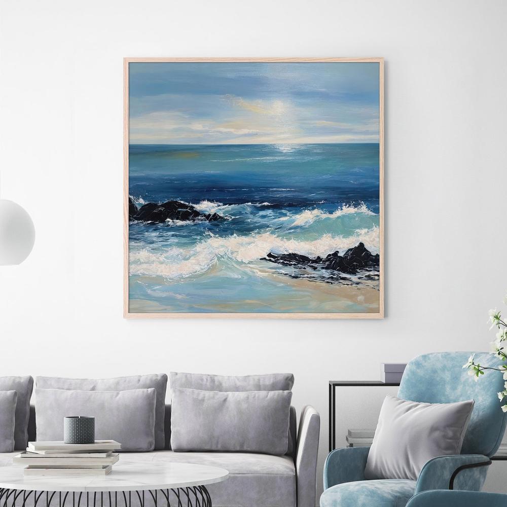 NOT DONE - in the morning tide-by-Alpenglow Workshop-wall-art-print-canvas-poster-framed-Gioia