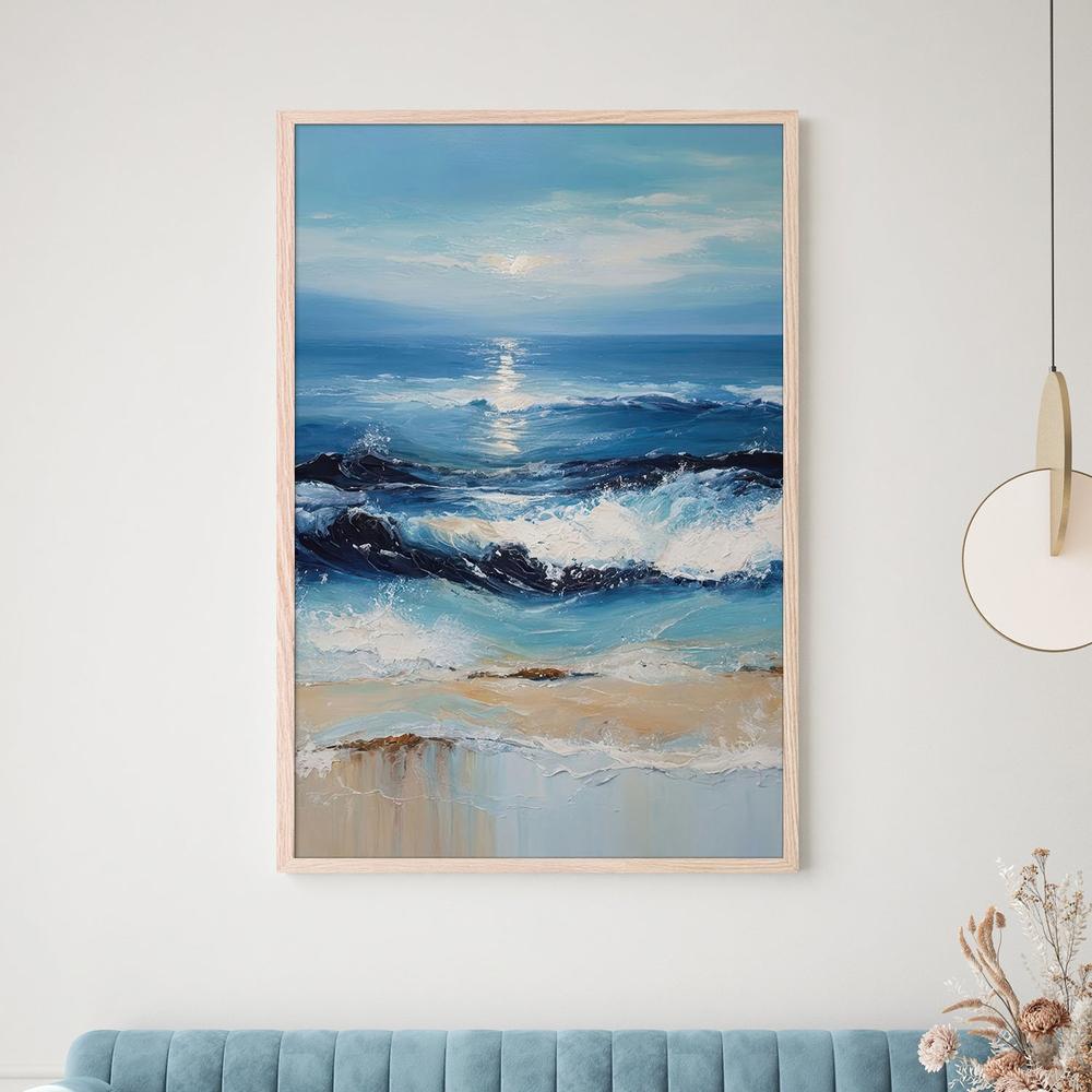 NOT DONE - quiet sea-by-Alpenglow Workshop-wall-art-print-canvas-poster-framed-Gioia