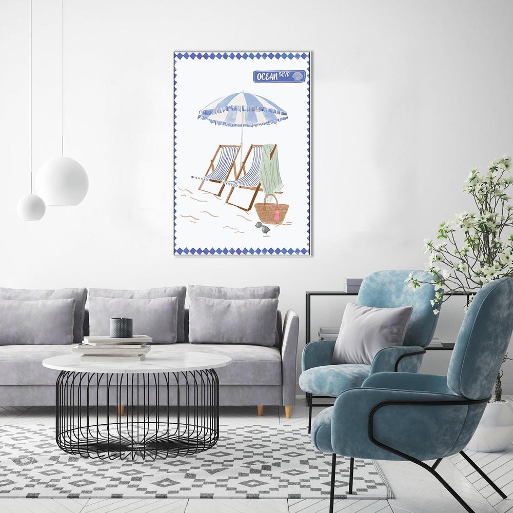 Ocean Boulevard Beach Day-by-Radhika Modi-wall-art-print-canvas-poster-framed-Gioia