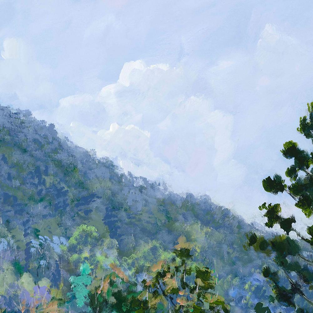 Oleander Drive Ashgrove-by-Meredith Howse-wall-art-print-canvas-poster-framed-Gioia