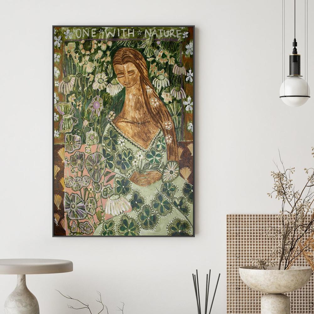 One with Nature-by-Amanda Skye-wall-art-print-canvas-poster-framed-Gioia