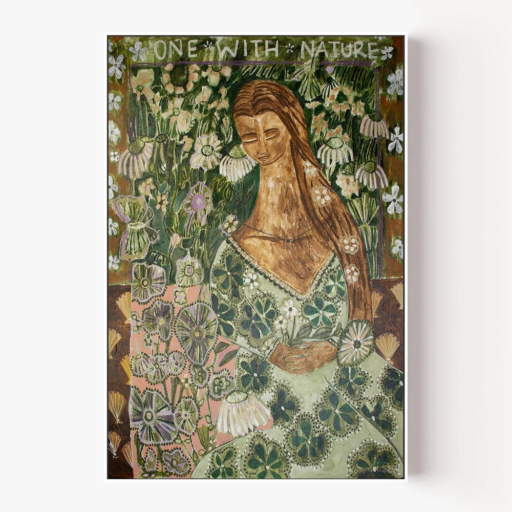 One with Nature-by-Amanda Skye-wall-art-print-canvas-poster-framed-Gioia