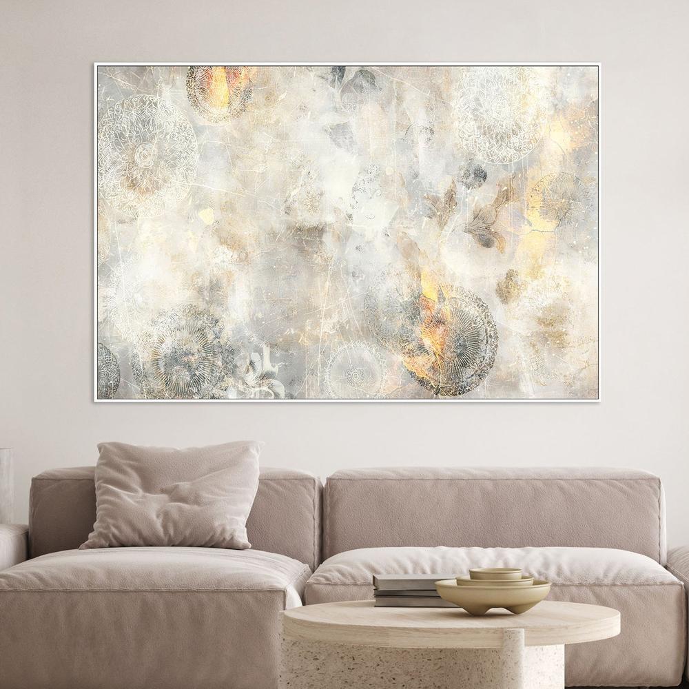 Ornate Abstract Circles-by-Rafal Kulik-wall-art-print-canvas-poster-framed-Gioia