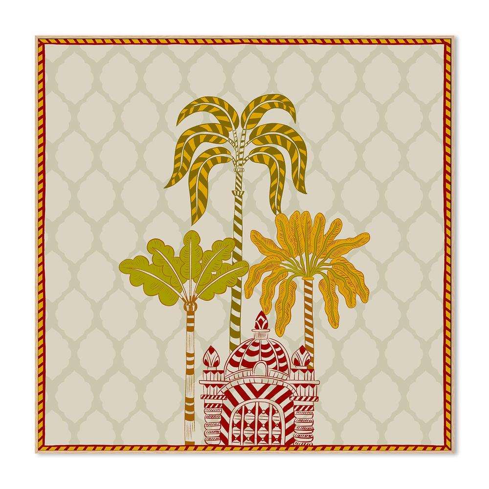 wall-art-print-canvas-poster-framed-Ornate Desert Palms-4