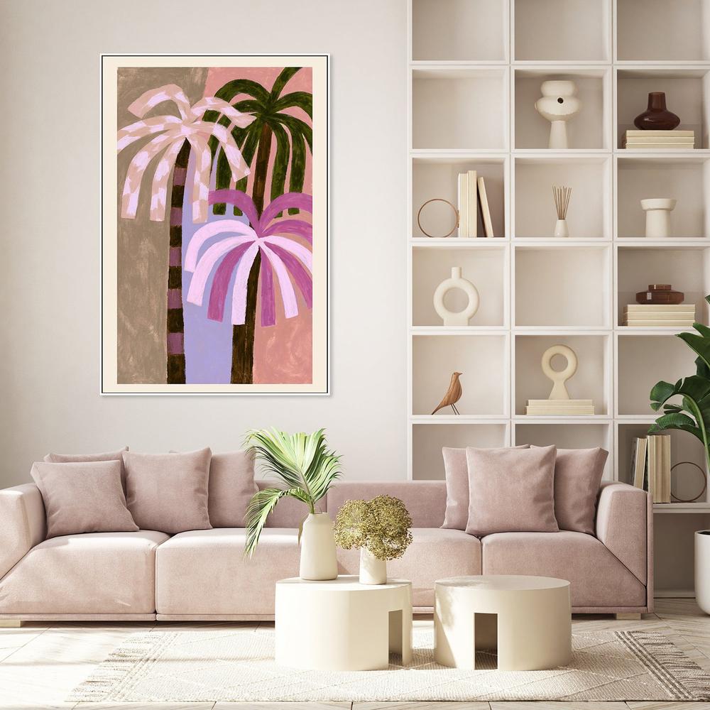 Palm Party-by-Lady Hana-wall-art-print-canvas-poster-framed-Gioia