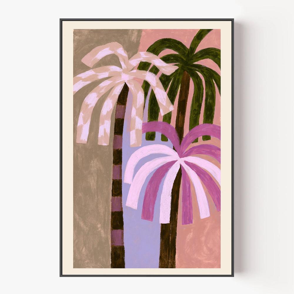 Palm Party-by-Lady Hana-wall-art-print-canvas-poster-framed-Gioia