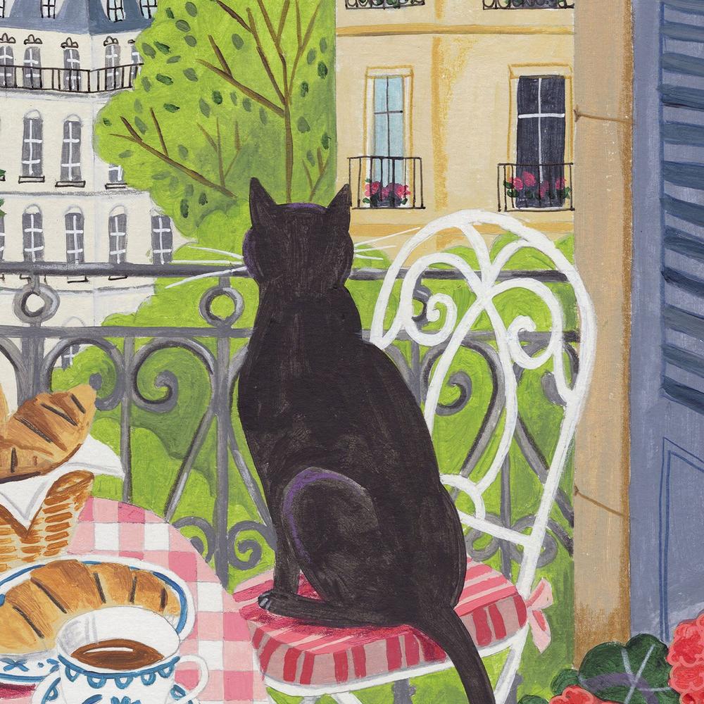 Paris Balcony Breakfast-by-Caroline Bonne Muller-wall-art-print-canvas-poster-framed-Gioia