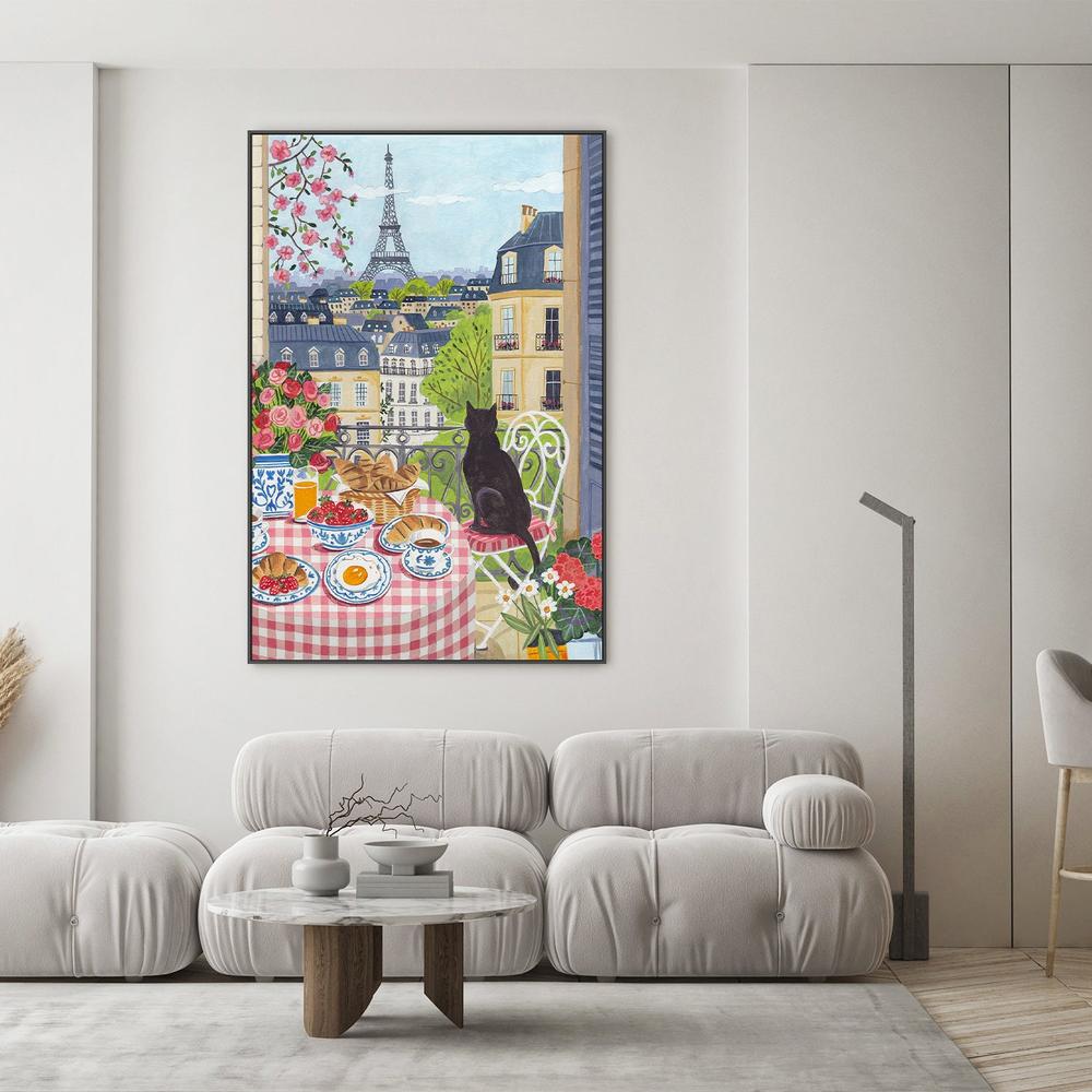Paris Balcony Breakfast-by-Caroline Bonne Muller-wall-art-print-canvas-poster-framed-Gioia