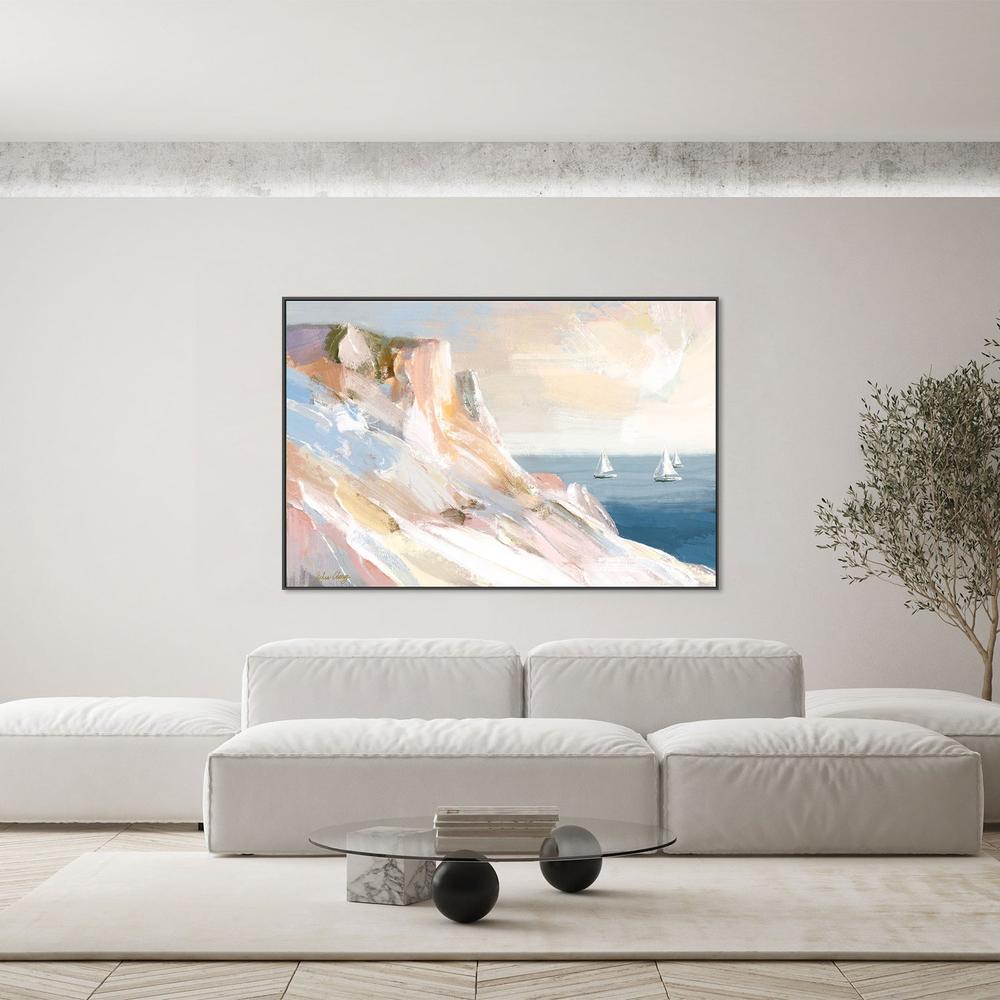 wall-art-print-canvas-poster-framed-Peaceful Coastal Sailboats-9