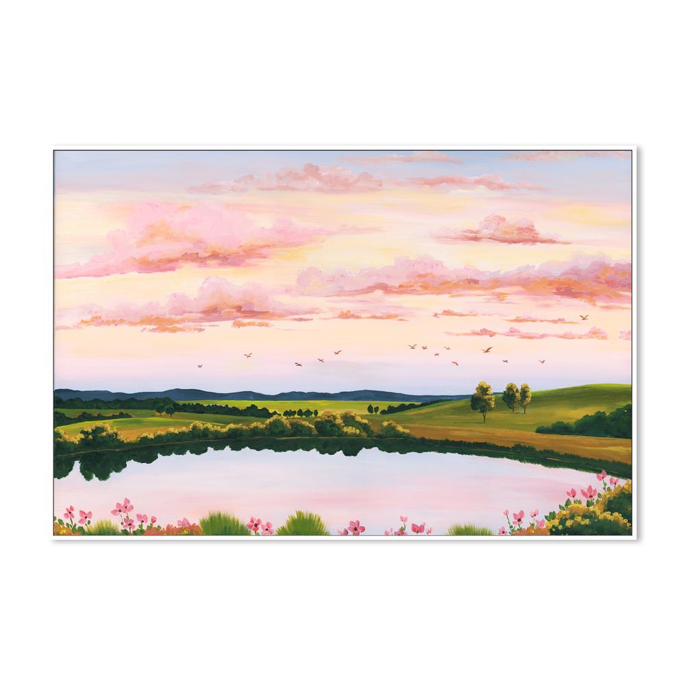Peachy Skies-by-Meg Frances-wall-art-print-canvas-poster-framed-Gioia