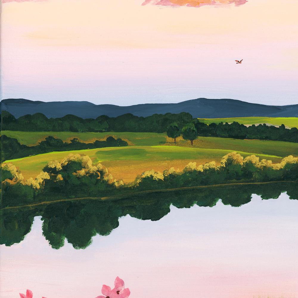 Peachy Skies-by-Meg Frances-wall-art-print-canvas-poster-framed-Gioia