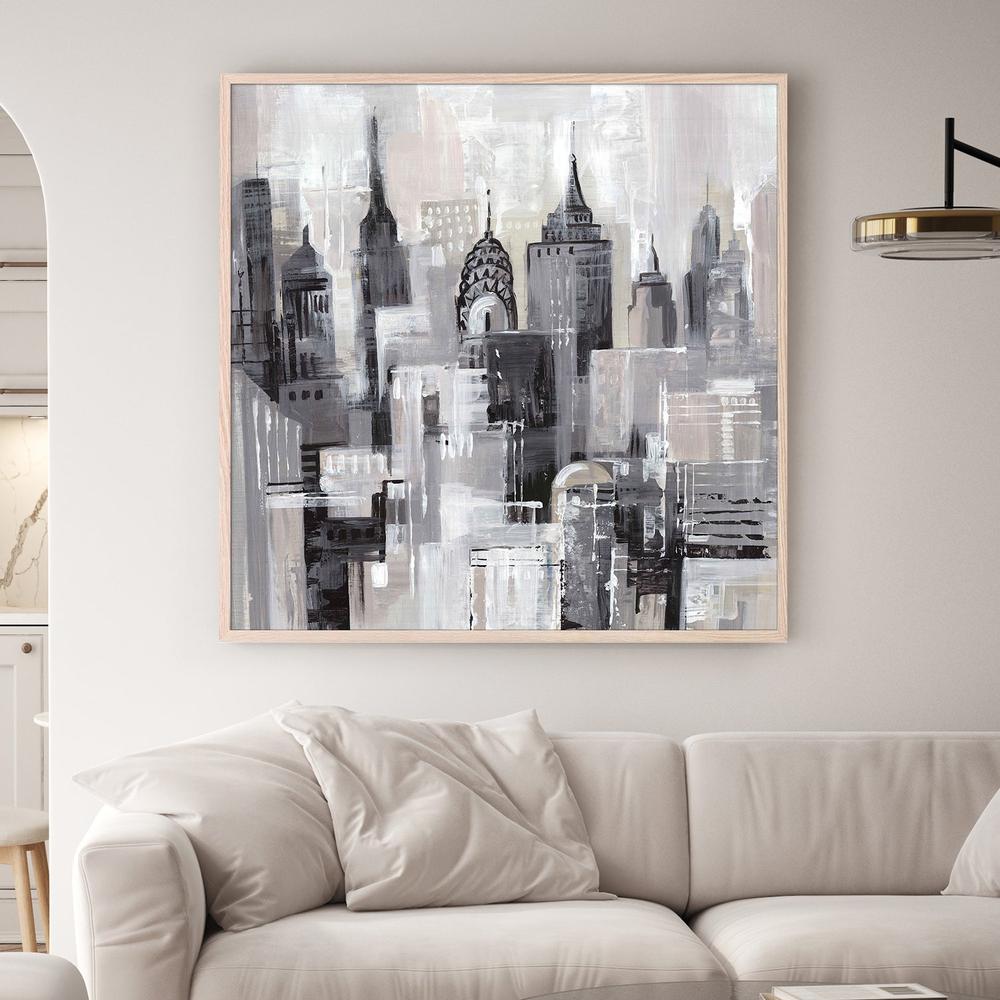 Pink Manhattan Impressions, Style A-by-Lera-wall-art-print-canvas-poster-framed-Gioia