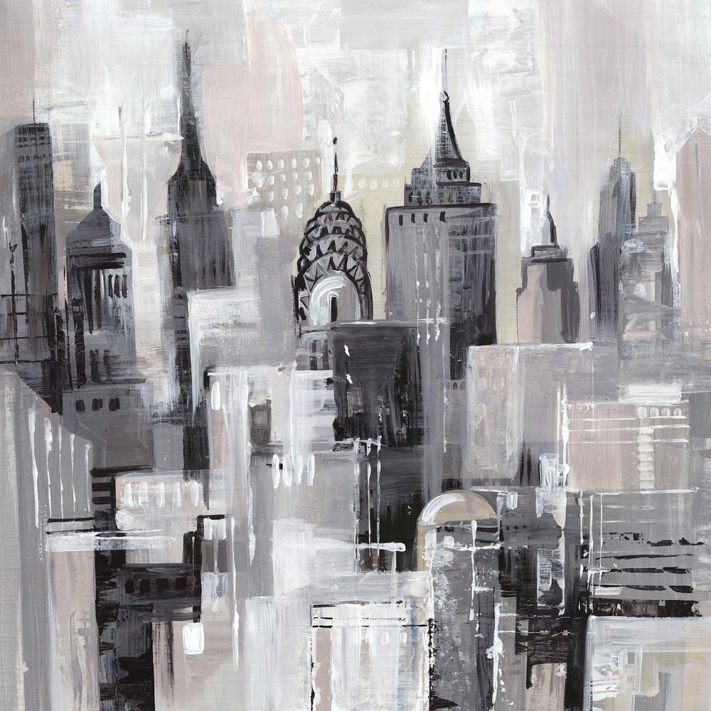 Pink Manhattan Impressions, Style A-by-Lera-wall-art-print-canvas-poster-framed-Gioia