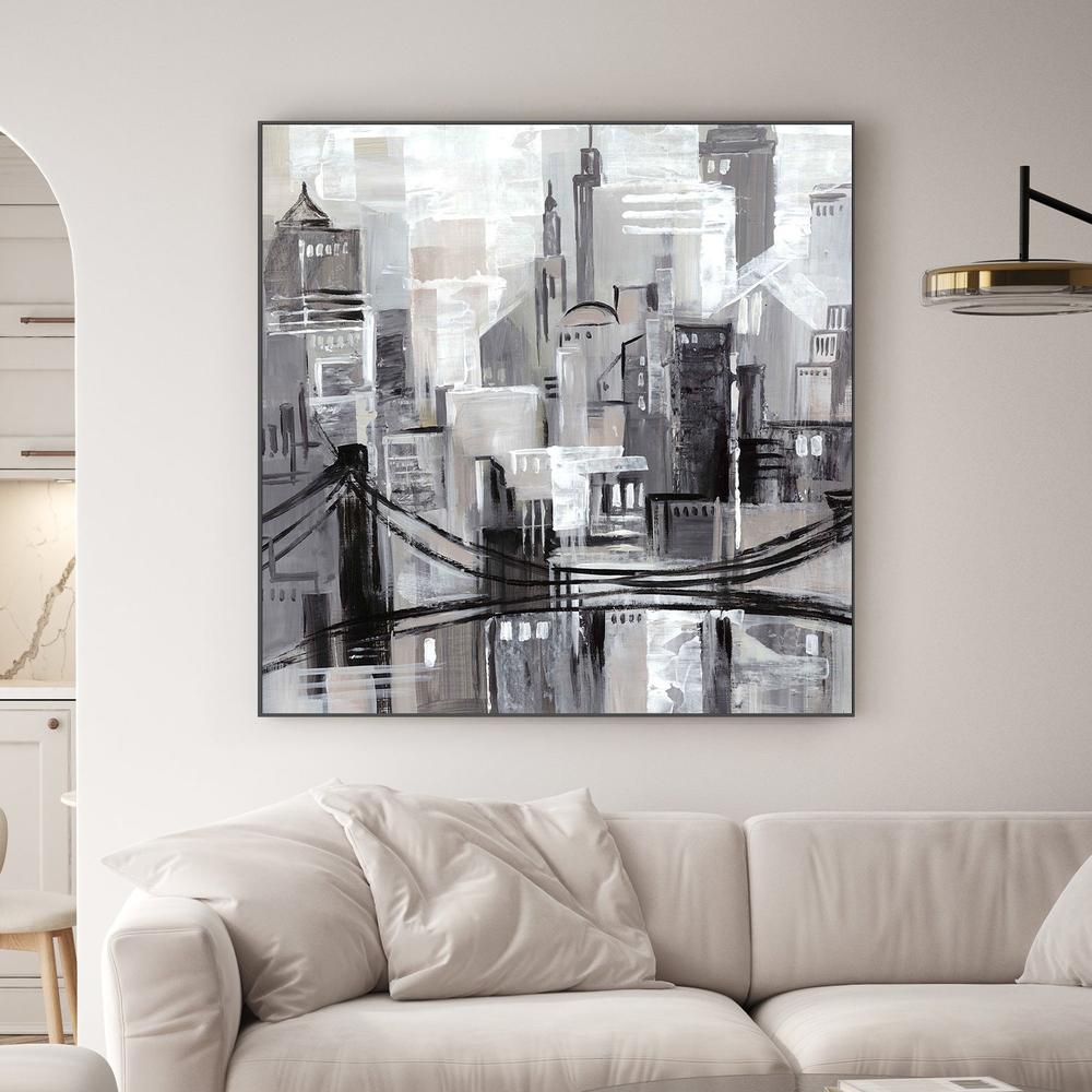 Pink Manhattan Impressions, Style B-by-Lera-wall-art-print-canvas-poster-framed-Gioia
