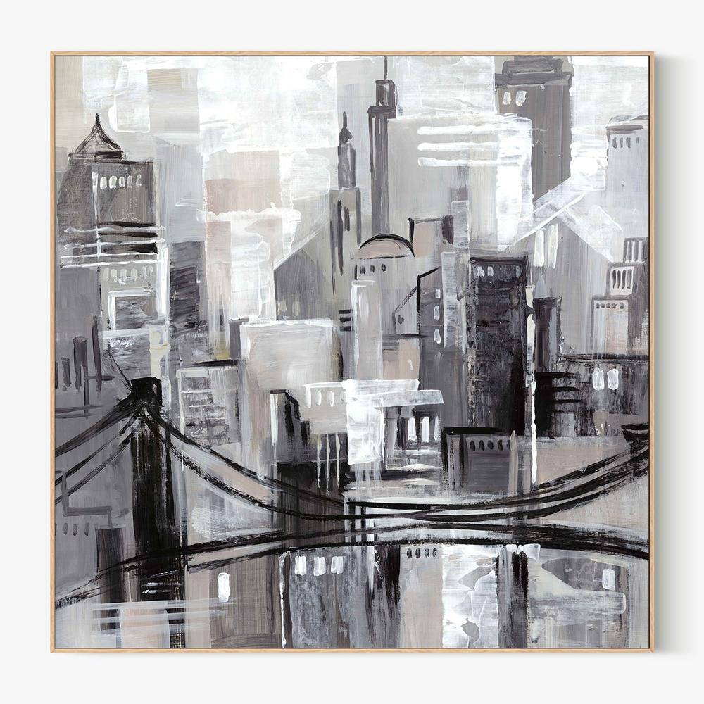 Pink Manhattan Impressions, Style B-by-Lera-wall-art-print-canvas-poster-framed-Gioia