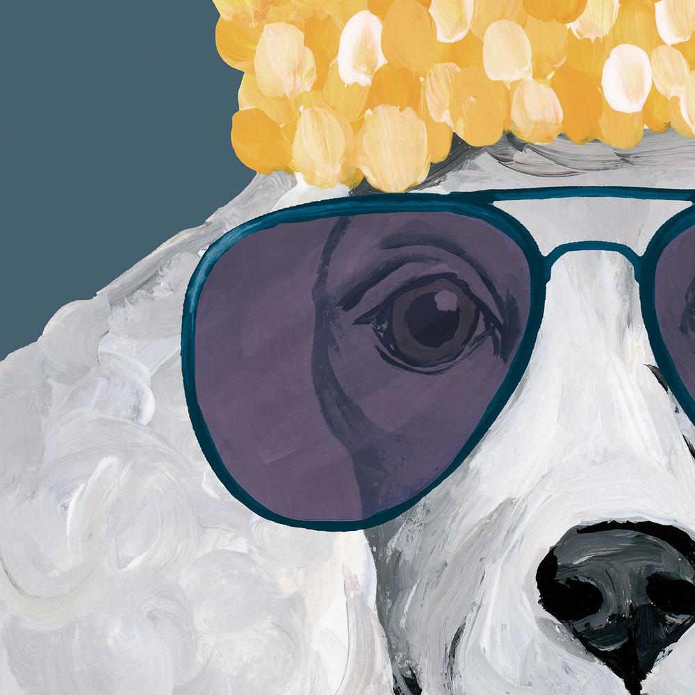 Poodle Power v2-by-Yvette St. Amant-wall-art-print-canvas-poster-framed-Gioia