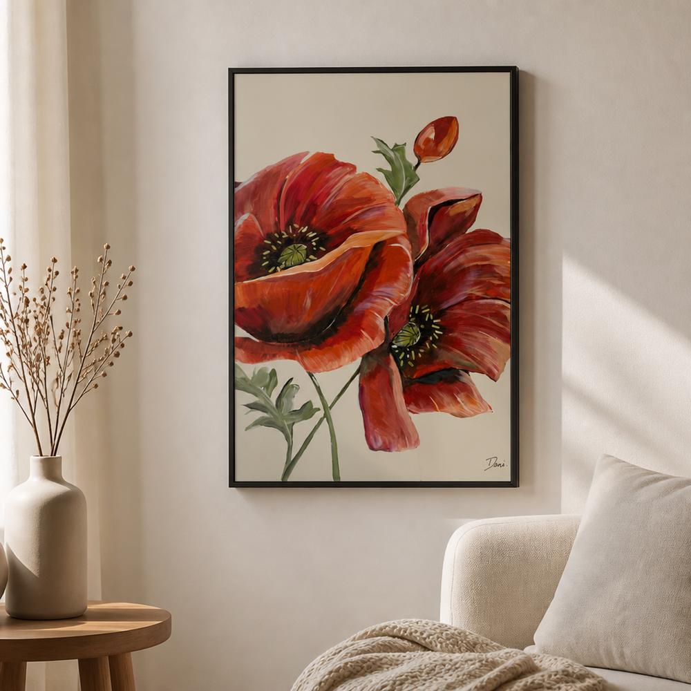 Poppies-by-Dani Heyward-wall-art-print-canvas-poster-framed-Gioia