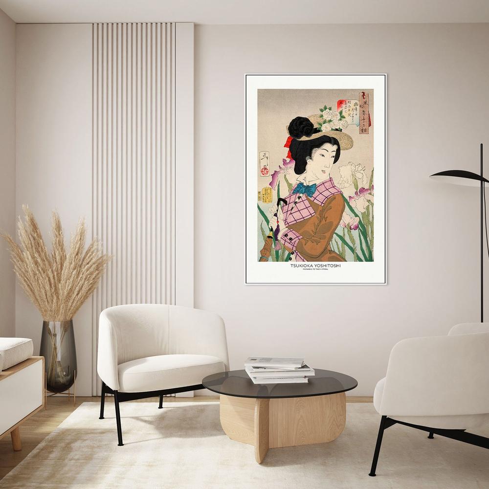 Preparing To Take a Stroll-by-Tsukioka Yoshitoshi-wall-art-print-canvas-poster-framed-Gioia
