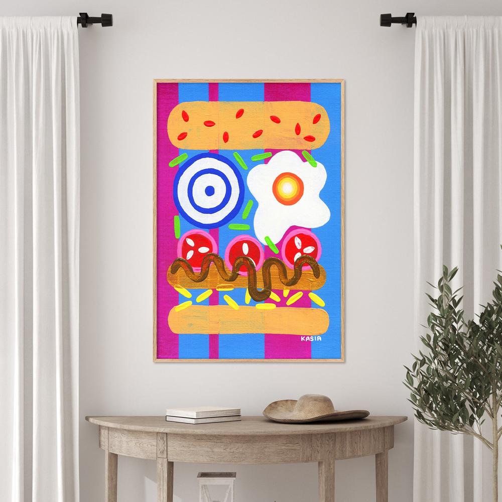 Pretty Hungry-by-Kasia Amanda-wall-art-print-canvas-poster-framed-Gioia