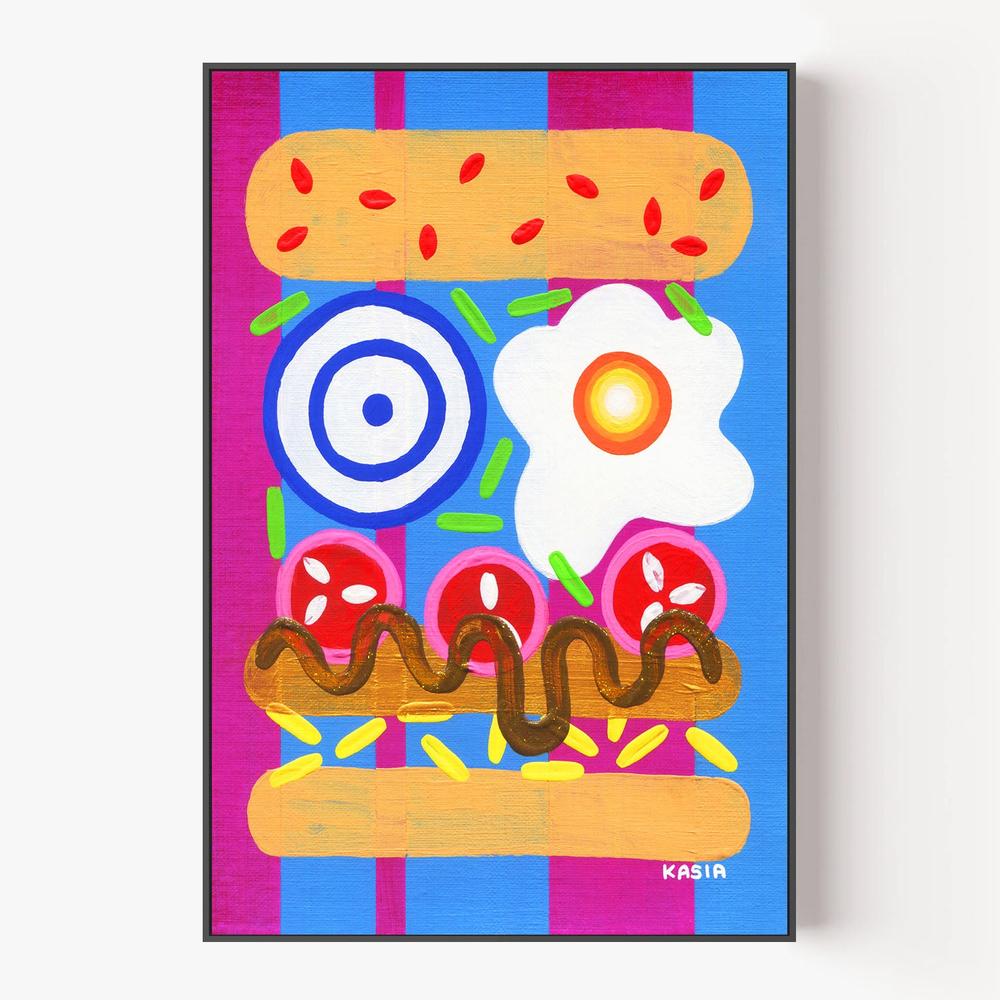 Pretty Hungry-by-Kasia Amanda-wall-art-print-canvas-poster-framed-Gioia