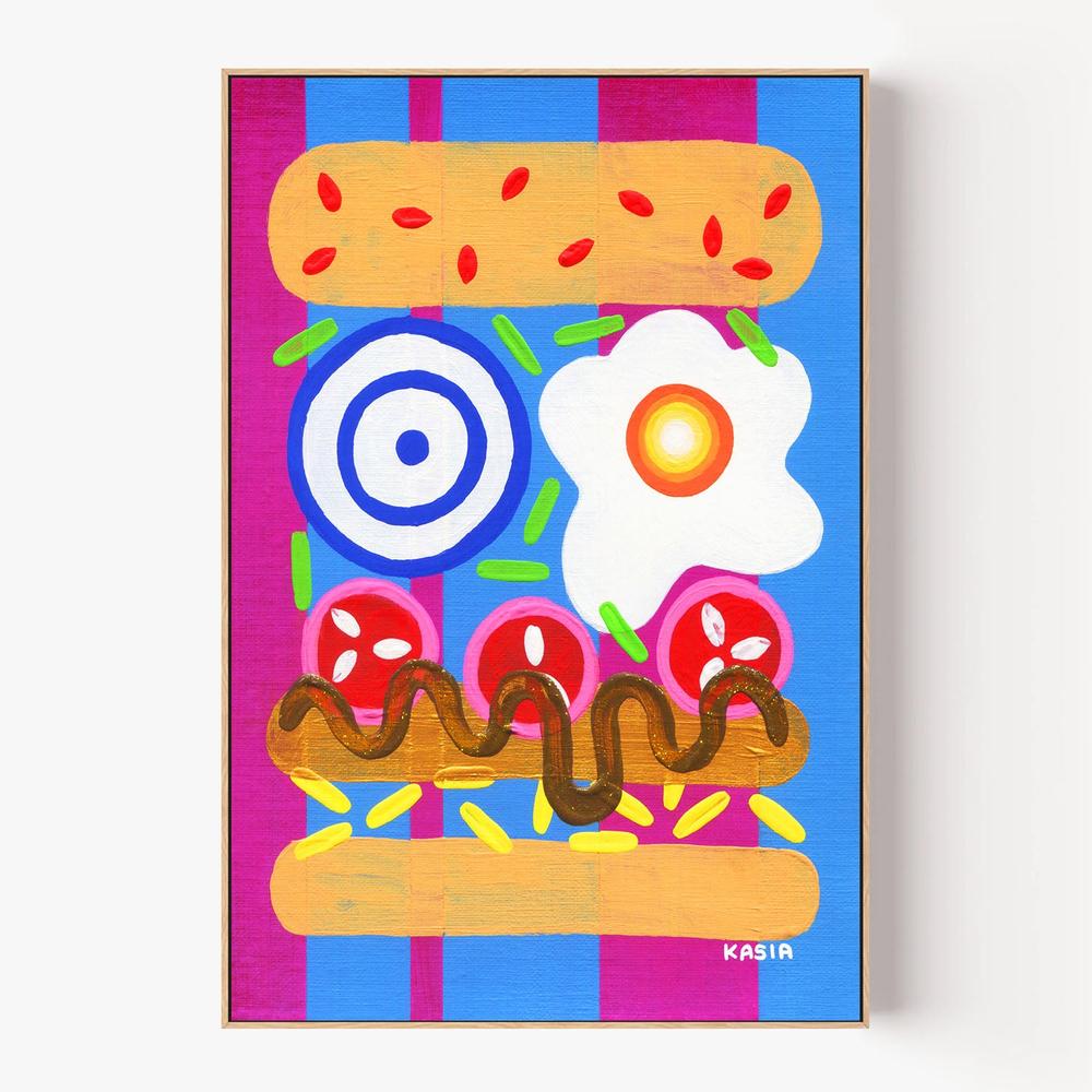 Pretty Hungry-by-Kasia Amanda-wall-art-print-canvas-poster-framed-Gioia