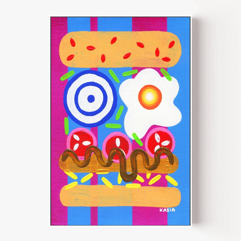 Pretty Hungry-by-Kasia Amanda-wall-art-print-canvas-poster-framed-Gioia