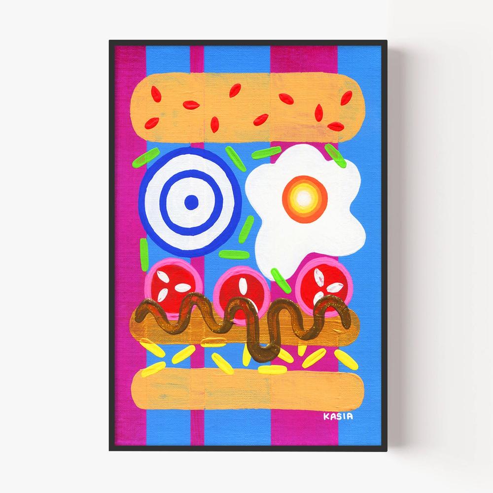 Pretty Hungry-by-Kasia Amanda-wall-art-print-canvas-poster-framed-Gioia