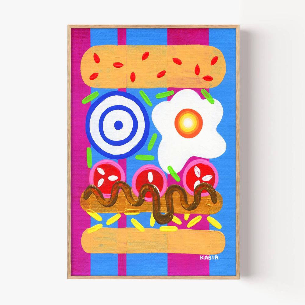 Pretty Hungry-by-Kasia Amanda-wall-art-print-canvas-poster-framed-Gioia