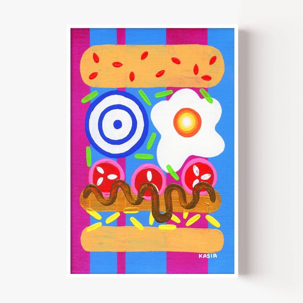 Pretty Hungry-by-Kasia Amanda-wall-art-print-canvas-poster-framed-Gioia
