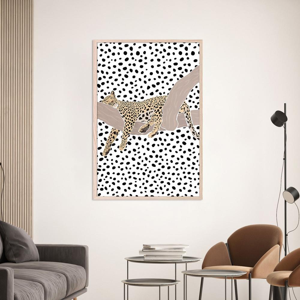 Resting Leopard Spots-by-Sarah Manovski-wall-art-print-canvas-poster-framed-Gioia
