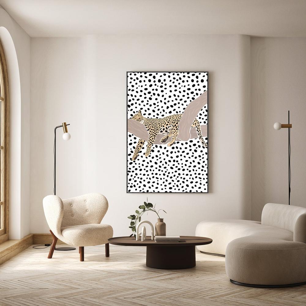 Resting Leopard Spots-by-Sarah Manovski-wall-art-print-canvas-poster-framed-Gioia