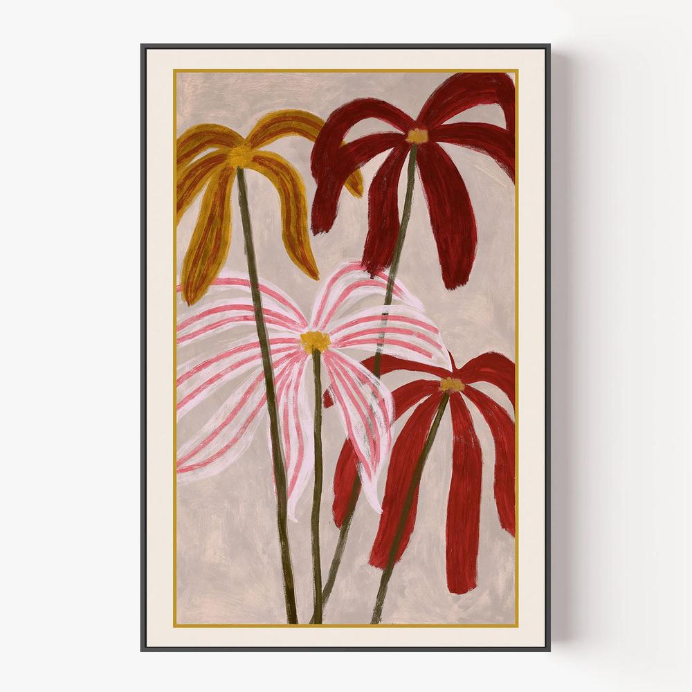 Ribbon petals-by-Lady Hana-wall-art-print-canvas-poster-framed-Gioia