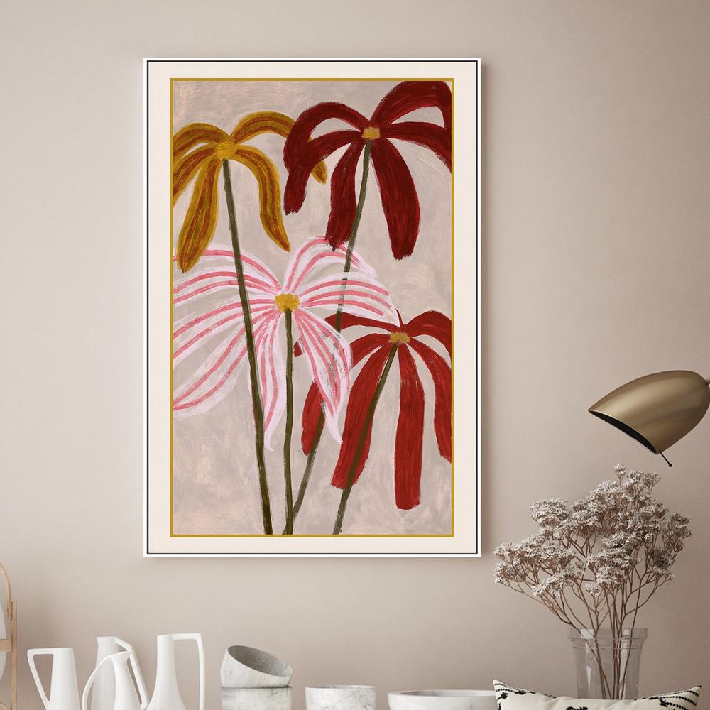 Ribbon petals-by-Lady Hana-wall-art-print-canvas-poster-framed-Gioia