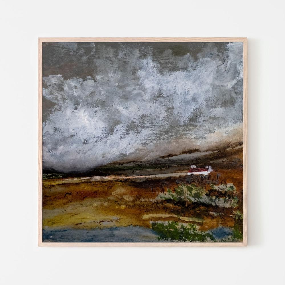 Rolling Clouds-by-Louise O'Hara-wall-art-print-canvas-poster-framed-Gioia