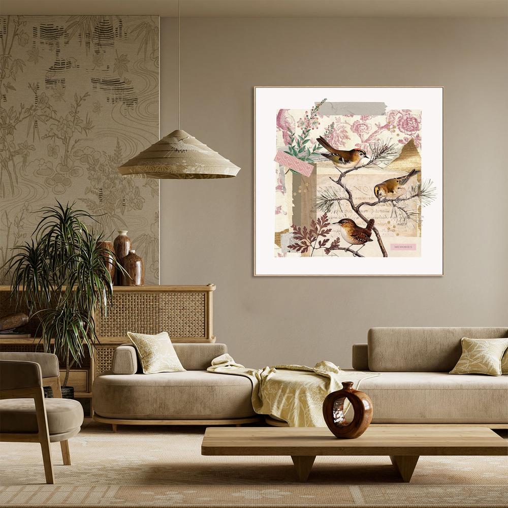 wall-art-print-canvas-poster-framed-Rustic Bird Collage-9