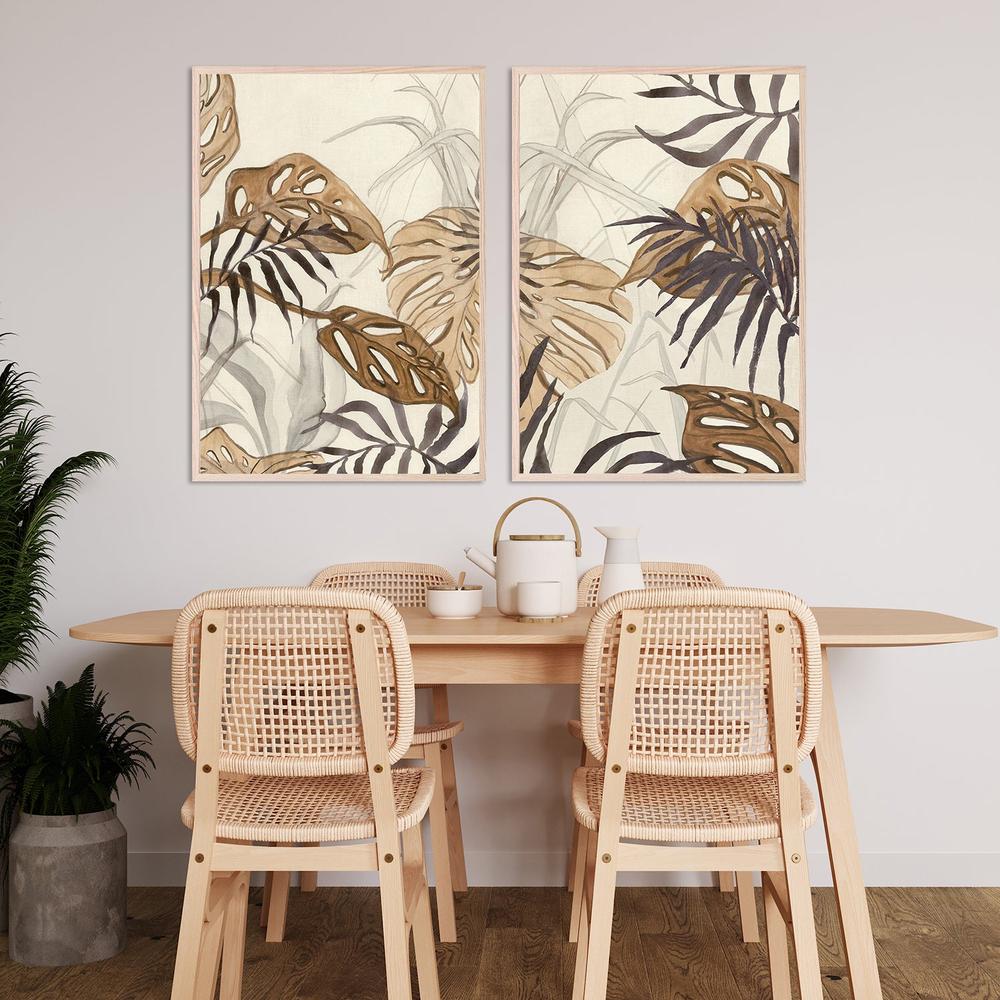 Rustic Foliage, Style A & B, Set Of 2-by-Jacob Q-wall-art-print-canvas-poster-framed-Gioia