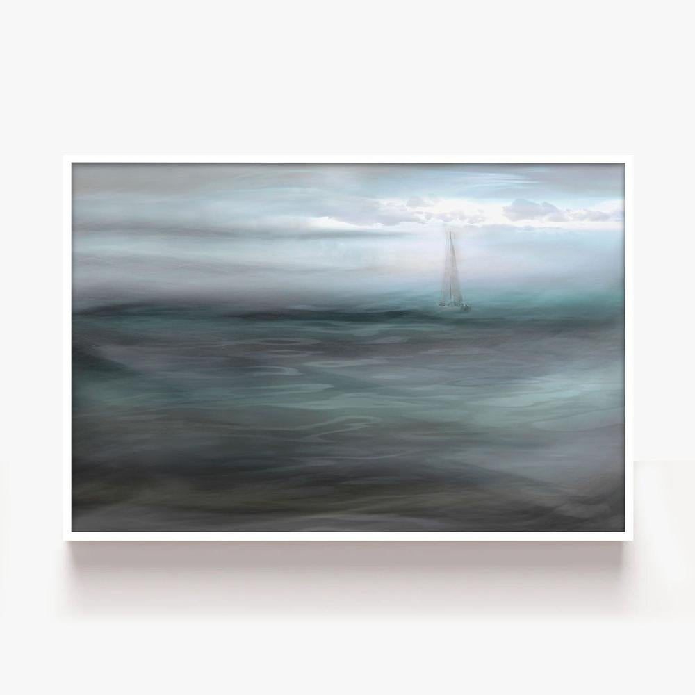 Sailboat In The Mist-by-Christina Sillen-wall-art-print-canvas-poster-framed-Gioia