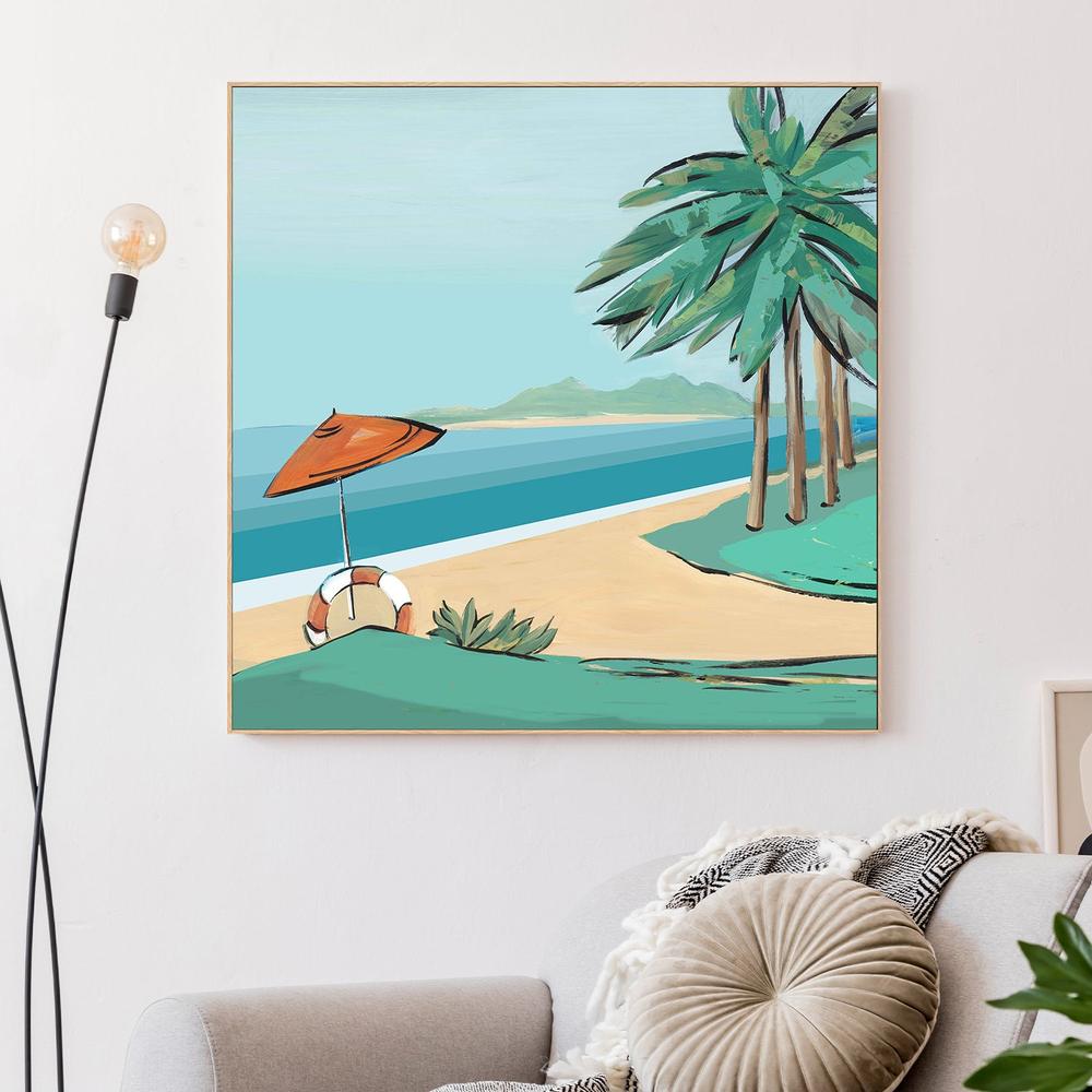Sandy Beach-by-Lera-wall-art-print-canvas-poster-framed-Gioia