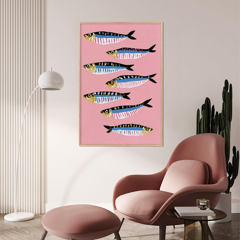 School of Seven-by-Lady Hana-wall-art-print-canvas-poster-framed-Gioia