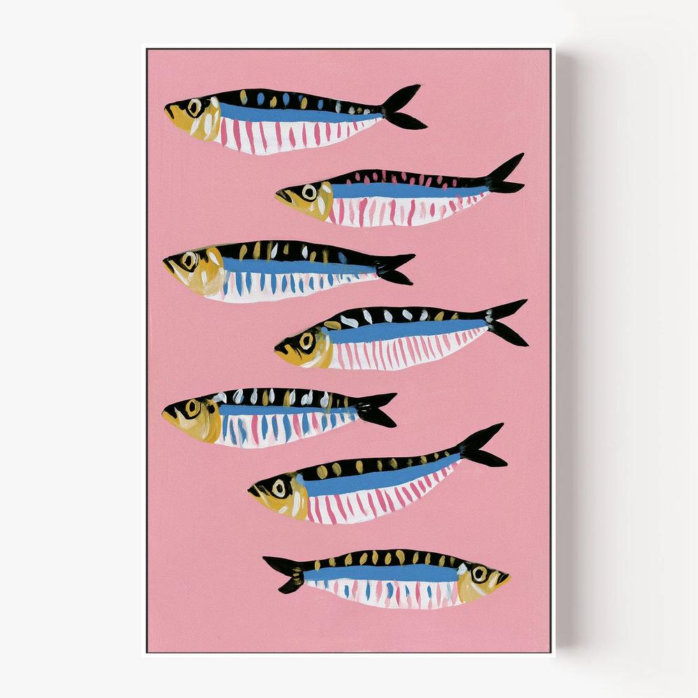 School of Seven-by-Lady Hana-wall-art-print-canvas-poster-framed-Gioia