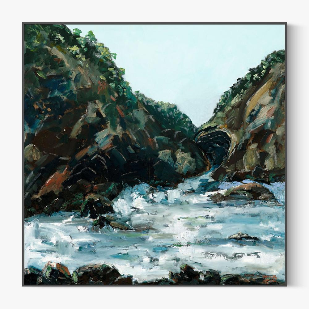 Sea Rocks Sea Cove-by-Meredith Howse-wall-art-print-canvas-poster-framed-Gioia