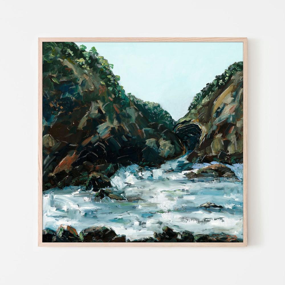 Sea Rocks Sea Cove-by-Meredith Howse-wall-art-print-canvas-poster-framed-Gioia