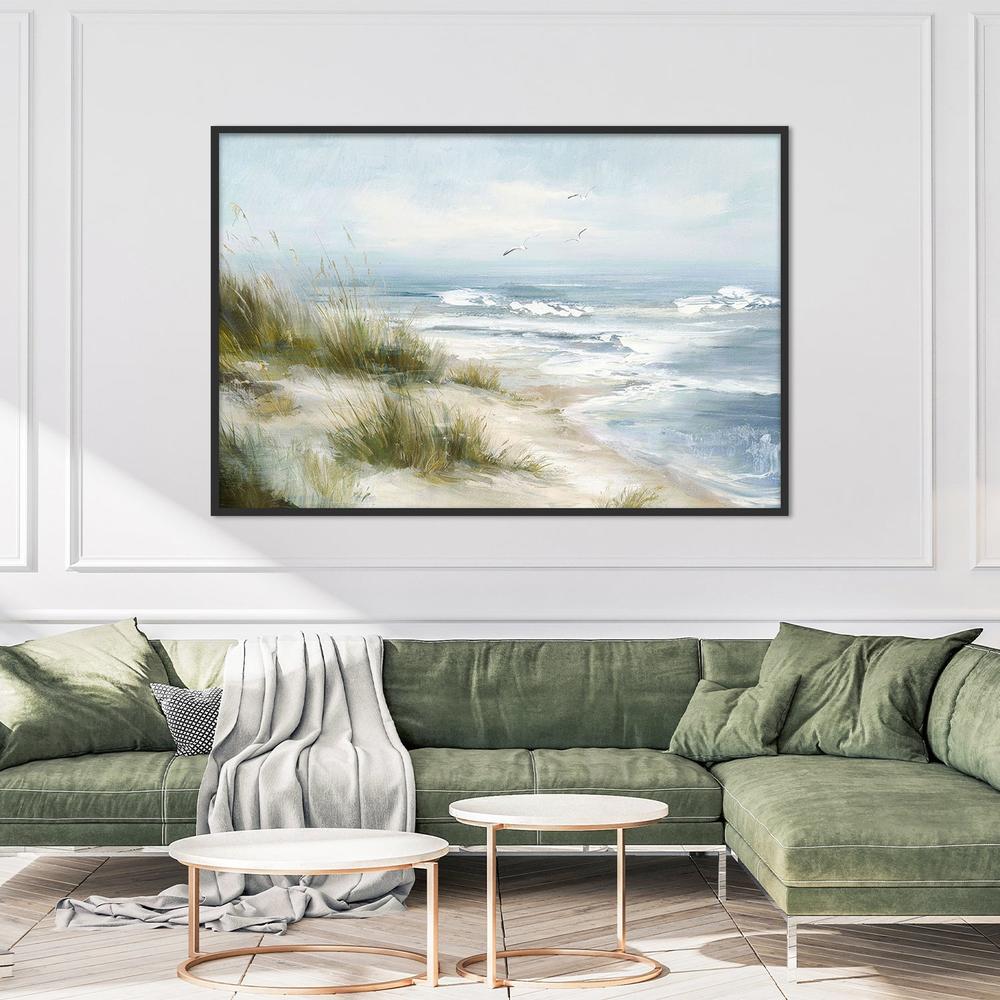 Seaside Escape, Style A-by-Nina Blue-wall-art-print-canvas-poster-framed-Gioia